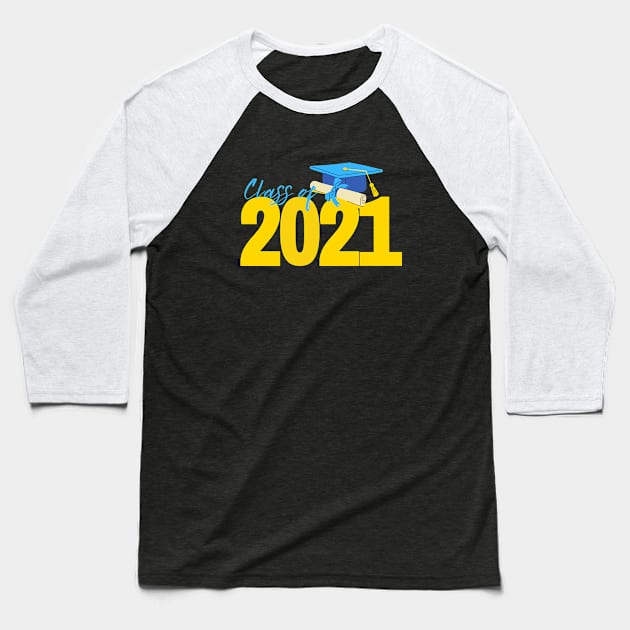 Class of 2021 Baseball T-Shirt by Merch4Days